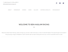 Tablet Screenshot of benhaslamracing.com